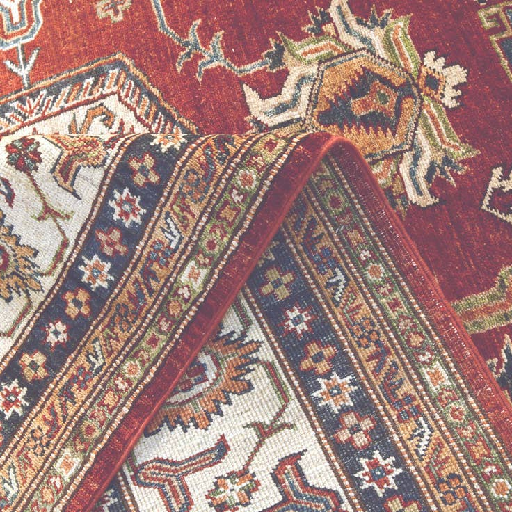Detail image of 6' 9 x 9' 5 Hand Knotted Kazak Rug