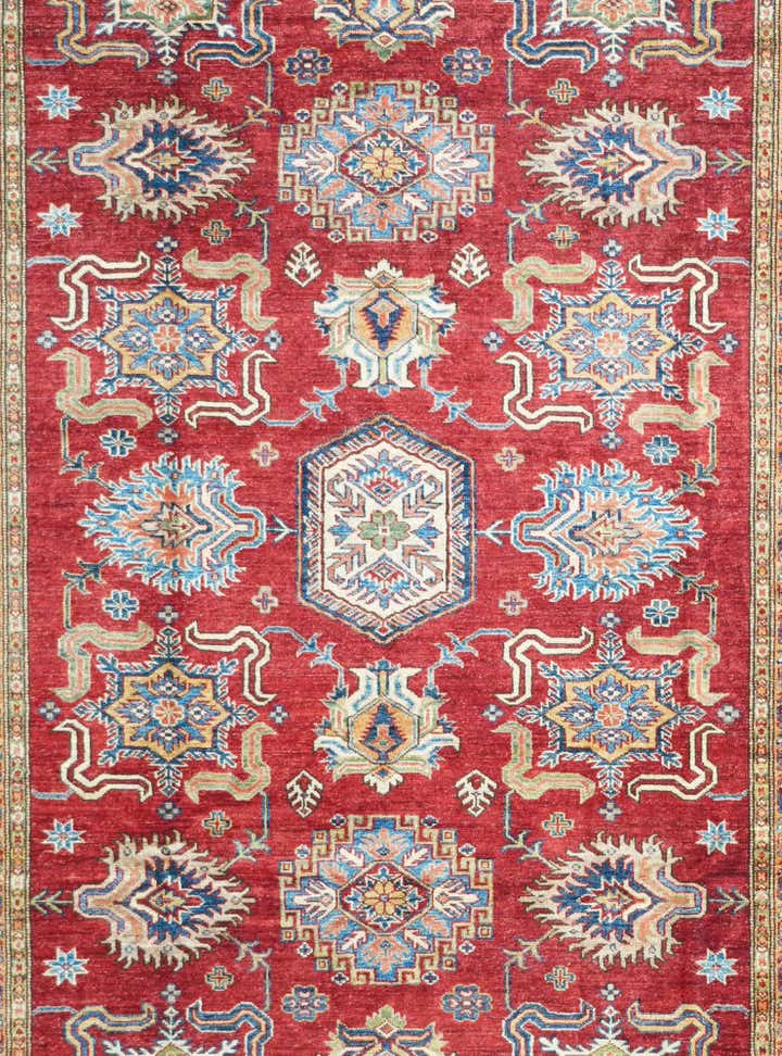 6' 9 x 9' 5 Hand Knotted Kazak Rug