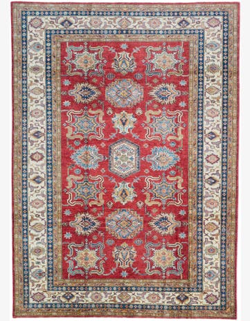 6' 9 x 9' 5 Hand Knotted Kazak Rug
