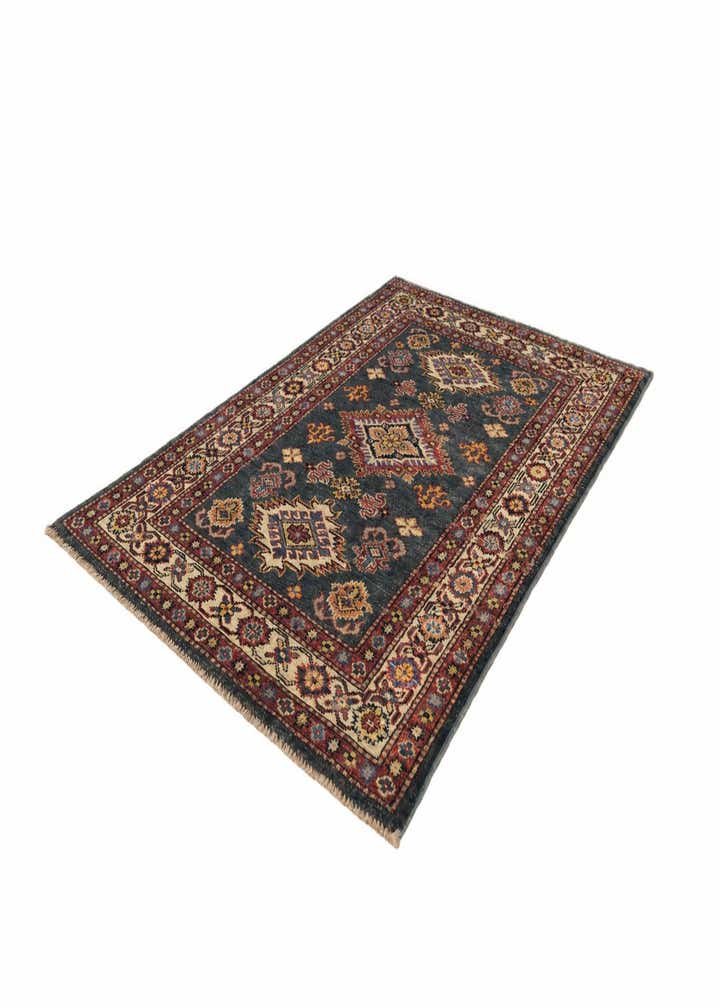 2' 11 x 4' 2 Hand Knotted Kazak Rug