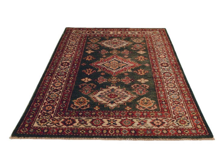 Detail image of 2' 11 x 4' 2 Hand Knotted Kazak Rug