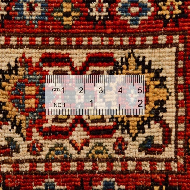 Detail image of 2' 11 x 4' 2 Hand Knotted Kazak Rug