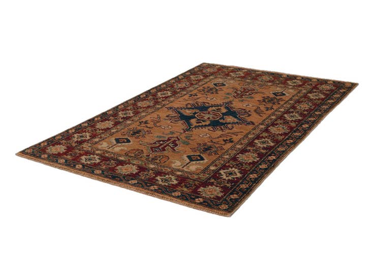 Detail image of 2' 8 x 4' 1 Hand Knotted Kazak Rug