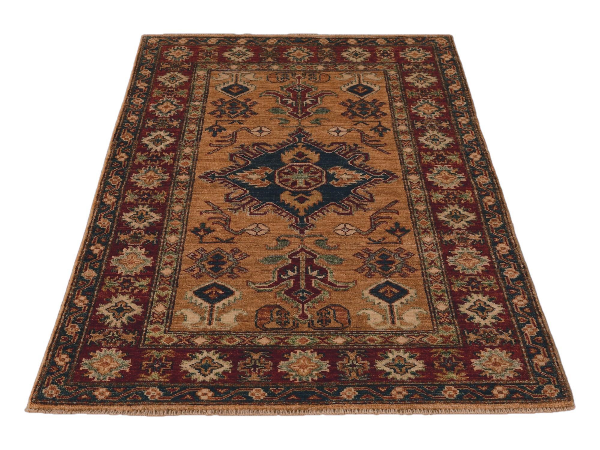 2' 8 x 4' 1 Hand Knotted Kazak Rug