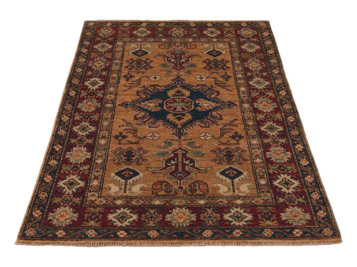 Detail image of 2' 8 x 4' 1 Hand Knotted Kazak Rug