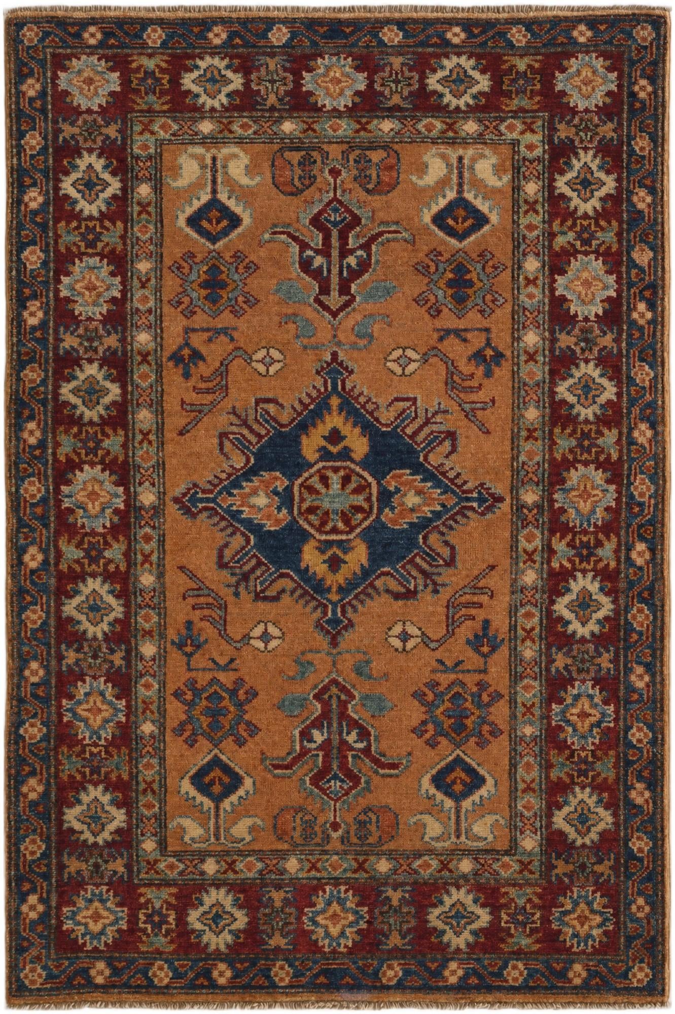 2' 8 x 4' 1 Hand Knotted Kazak Rug