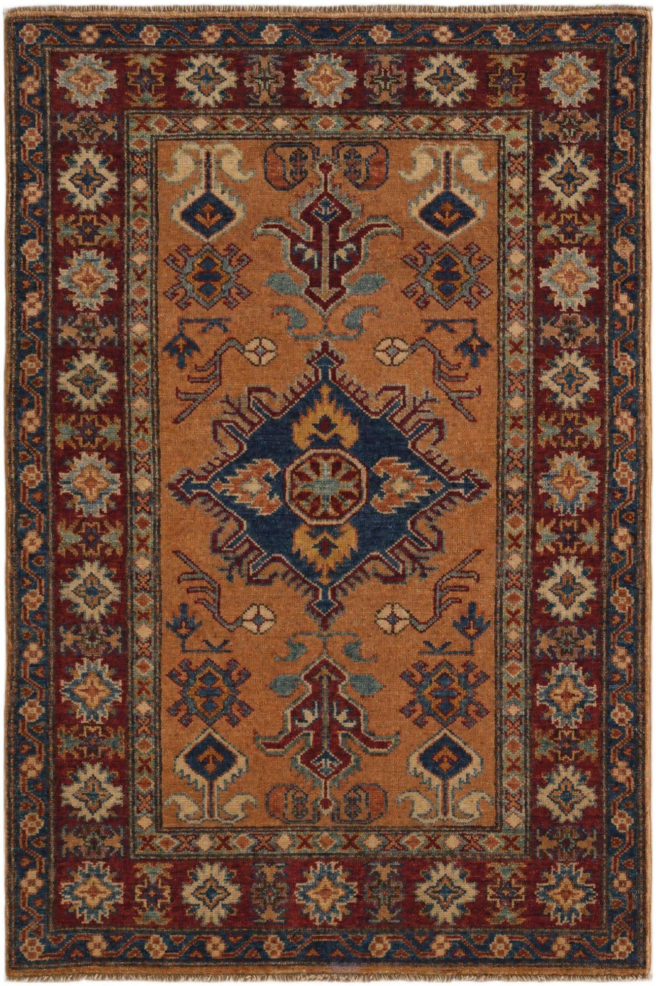 2' 8 x 4' 1 Hand Knotted Kazak Rug