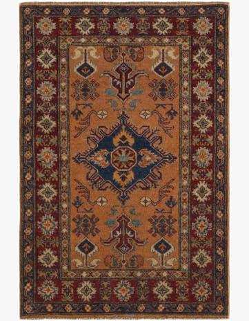 2' 8 x 4' 1 Hand Knotted Kazak Rug