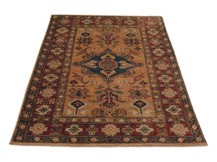 Detail image of 2' 9 x 4' 1 Hand Knotted Kazak Rug