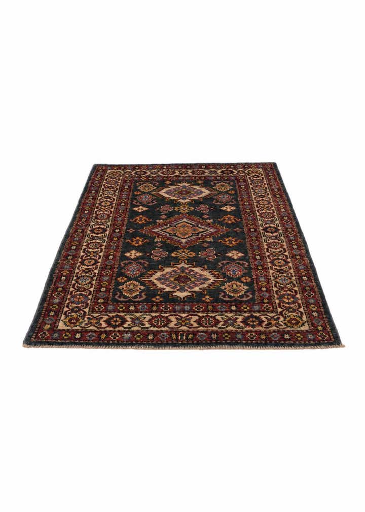 2' 11 x 4' 2 Hand Knotted Kazak Rug