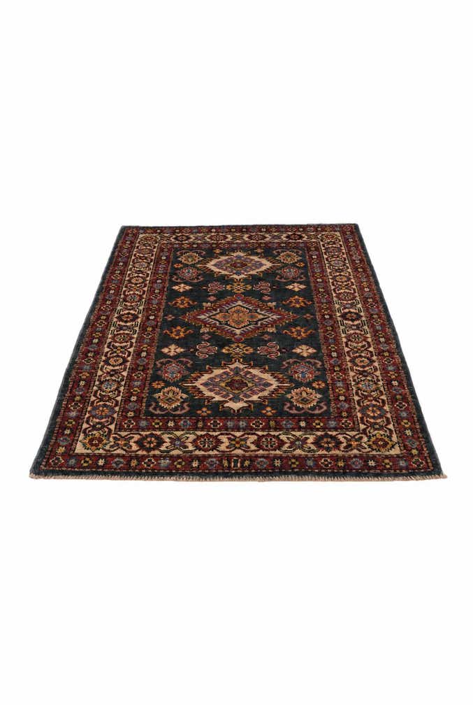 2' 11 x 4' 2 Hand Knotted Kazak Rug