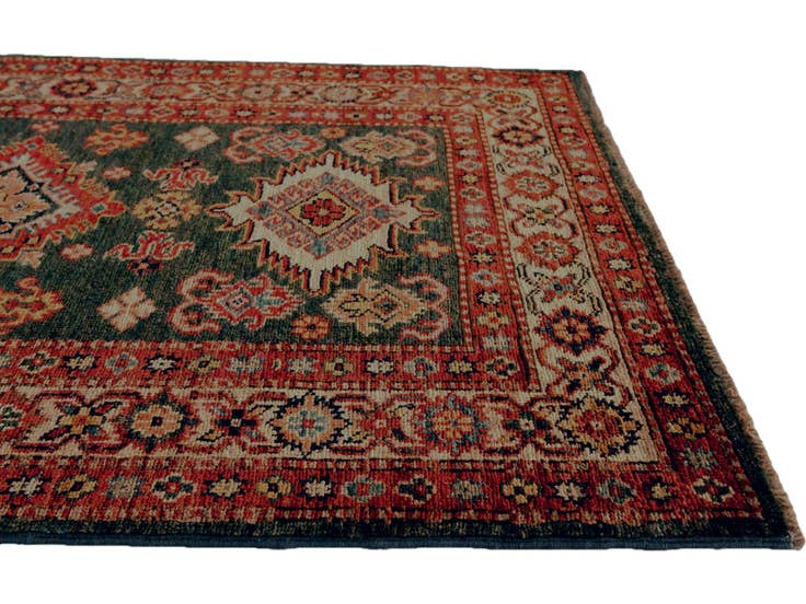 Detail image of 2' 11 x 4' 2 Hand Knotted Kazak Rug