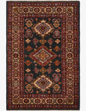 2' 11 x 4' 2 Hand Knotted Kazak Rug