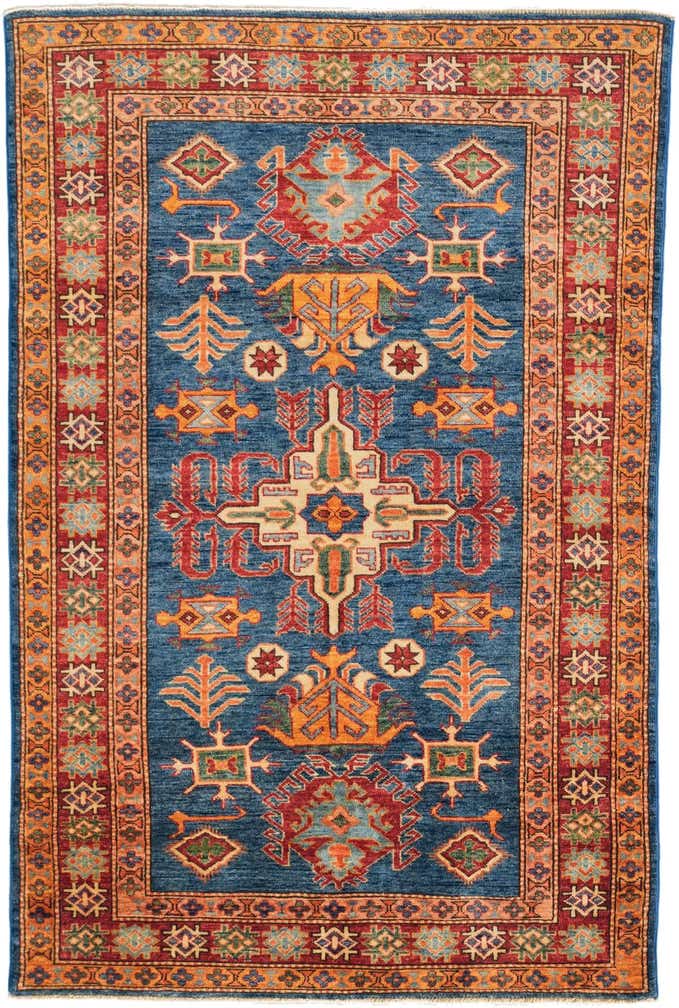 120cm x 175cm Handgeknüpft Kazak Teppich
