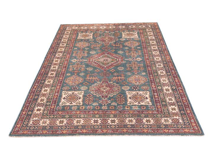 5' 1 x 7' 6 Hand Knotted Kazak Rug