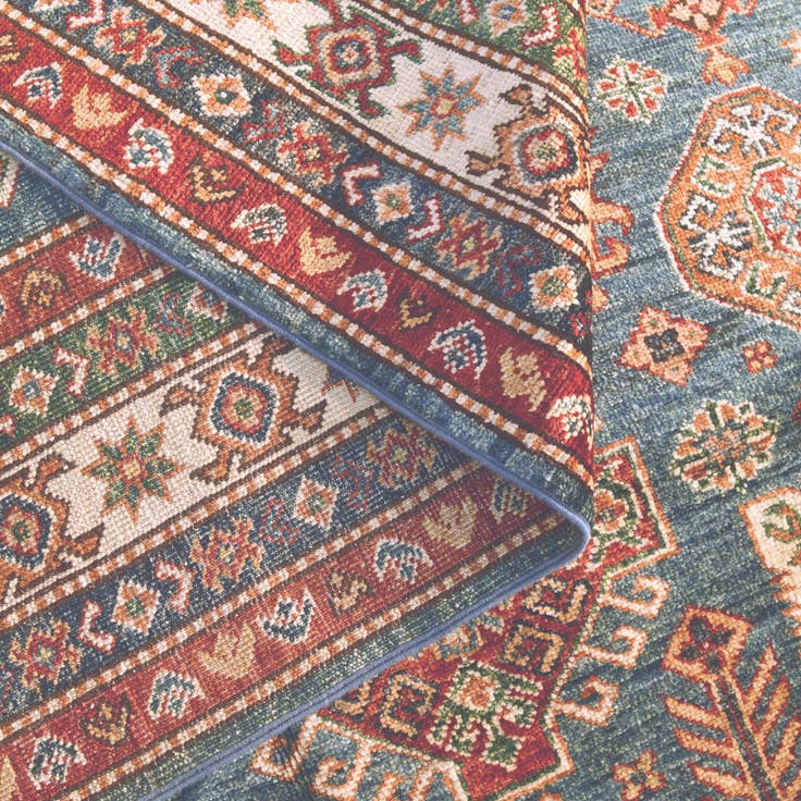 Detail image of 5' 1 x 7' 6 Hand Knotted Kazak Rug