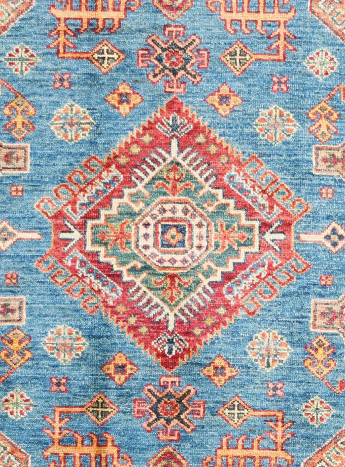 Detail image of 5' 1 x 7' 6 Hand Knotted Kazak Rug