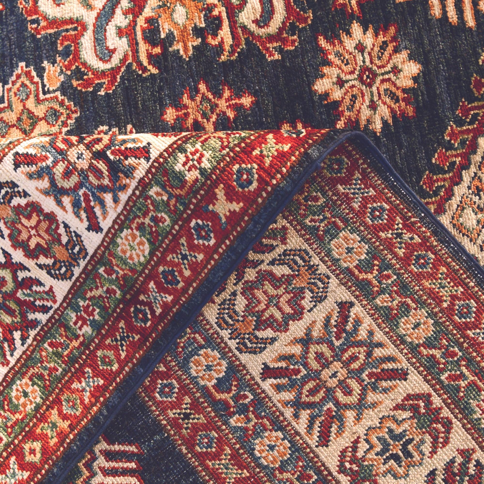 5' 1 x 6' 6 Hand Knotted Kazak Rug