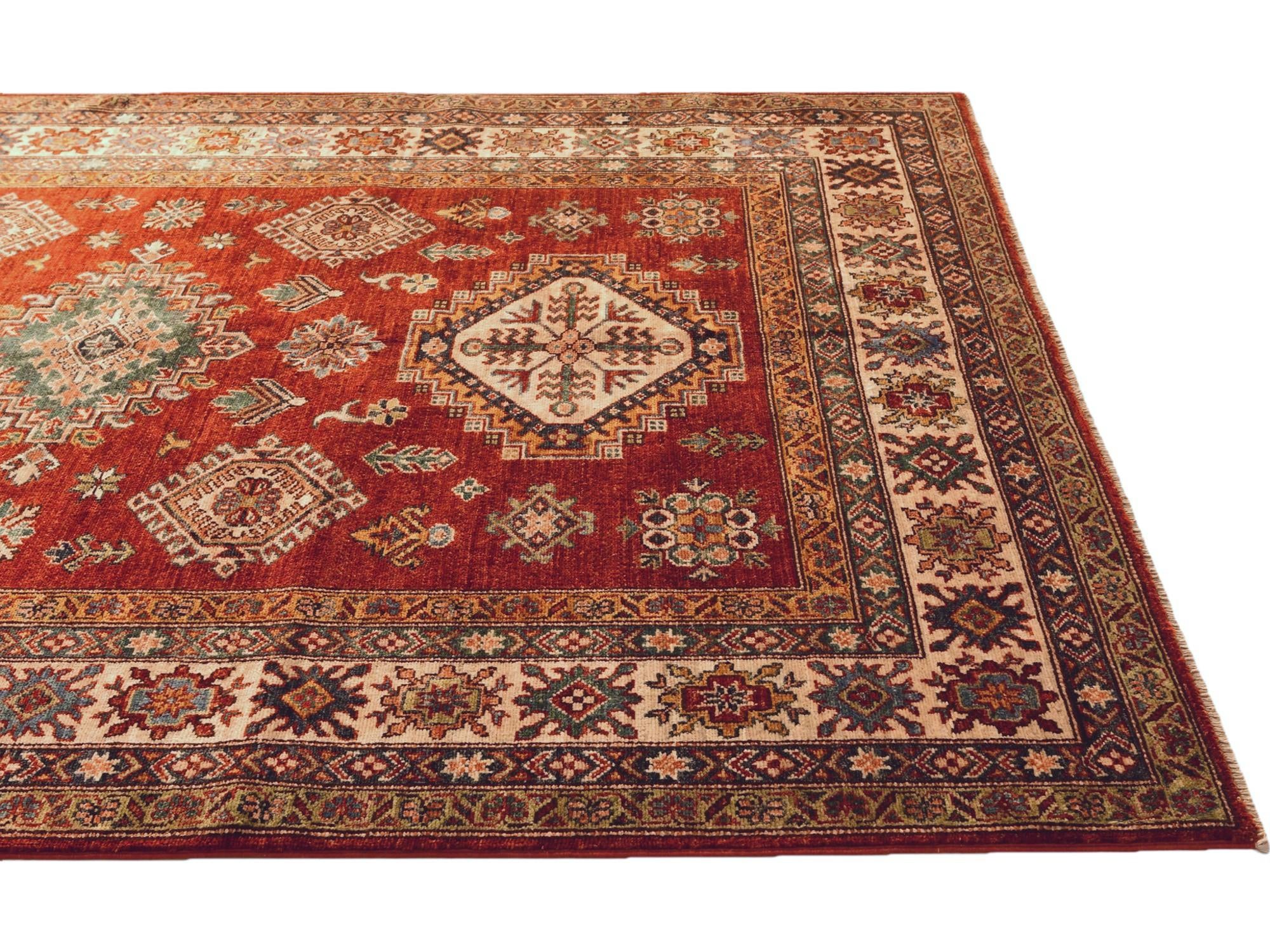 5' 1 x 7' 1 Hand Knotted Kazak Rug