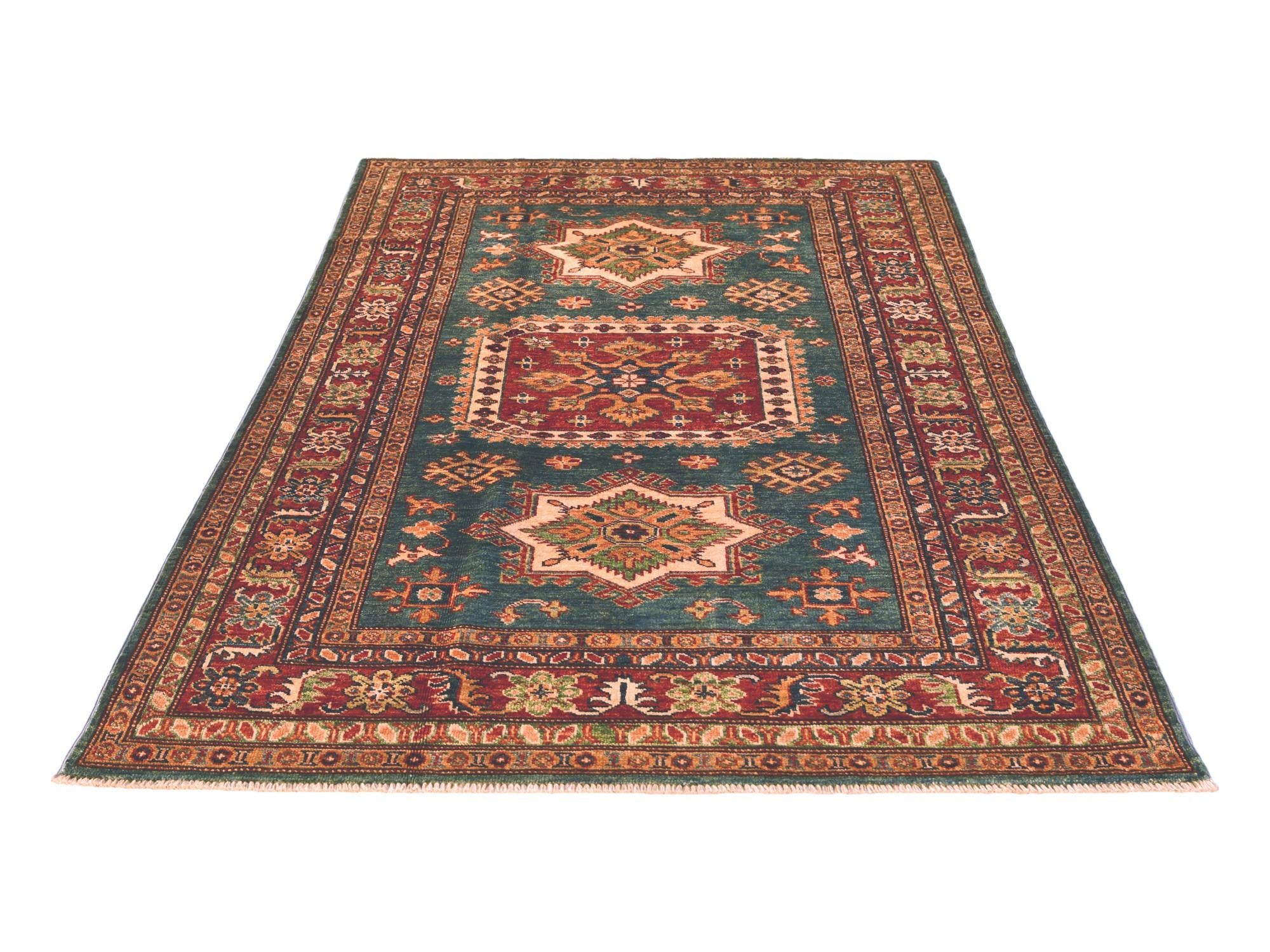 3' 10 x 5' 7 Hand Knotted Kazak Rug
