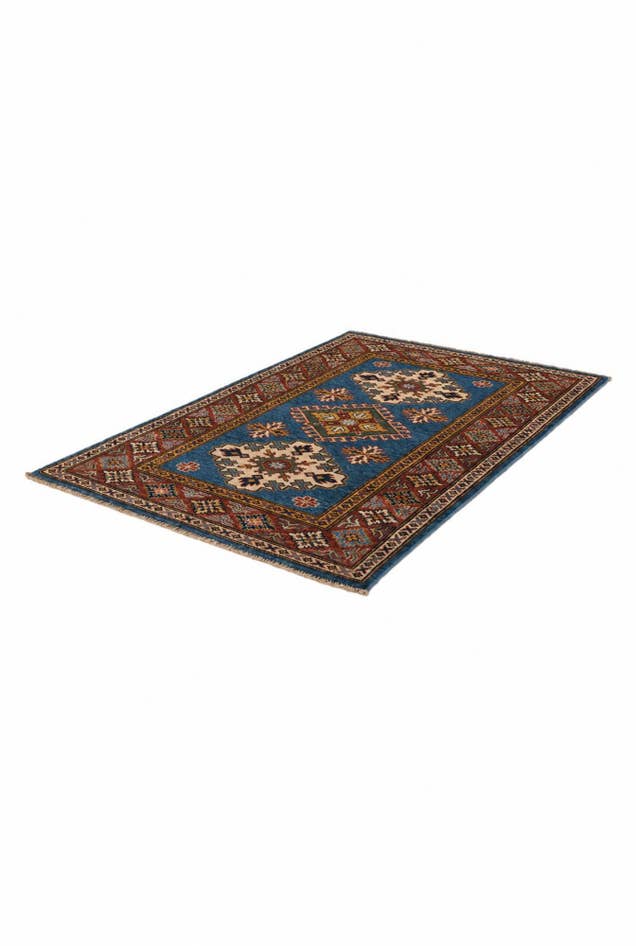 Detail image of 2' 8 x 4' Hand Knotted Kazak Rug