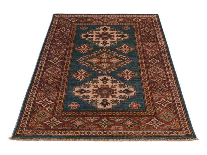 2' 8 x 4' Hand Knotted Kazak Rug