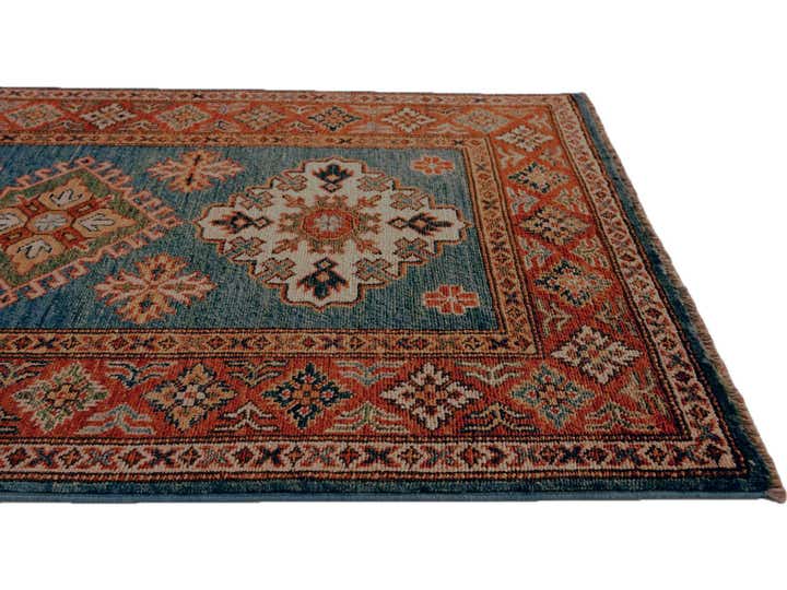 2' 8 x 4' Hand Knotted Kazak Rug