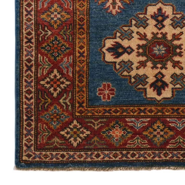 Detail image of 2' 8 x 4' Hand Knotted Kazak Rug