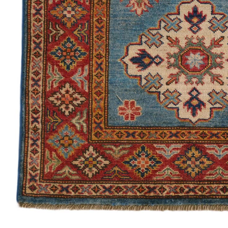 Detail image of 2' 8 x 4' 3 Hand Knotted Kazak Rug
