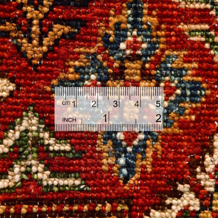 Detail image of 2' 8 x 4' 3 Hand Knotted Kazak Rug