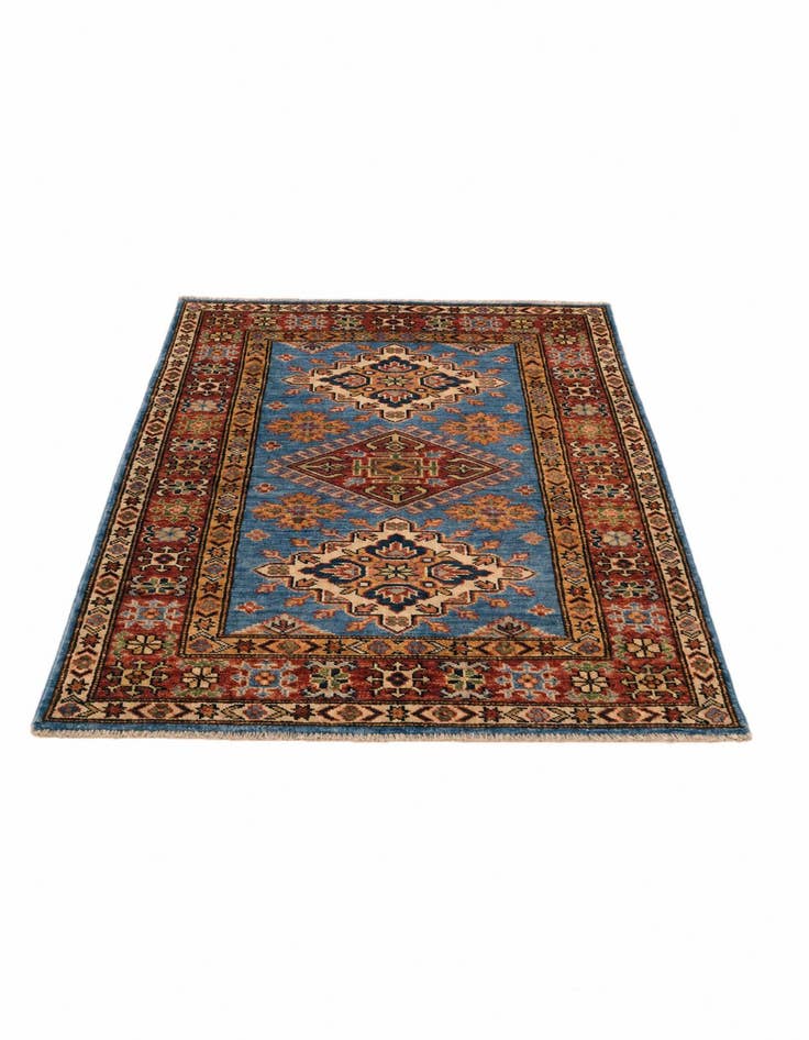 Detail image of 2' 10 x 4' Hand Knotted Kazak Rug