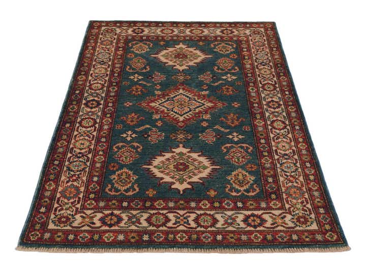 2' 9 x 4' 2 Hand Knotted Kazak Rug