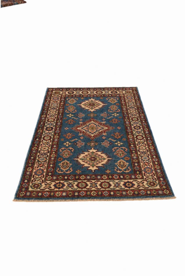 Detail image of 2' 9 x 4' 2 Hand Knotted Kazak Rug