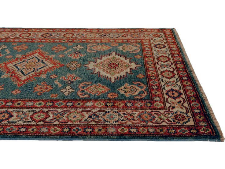 Detail image of 2' 9 x 4' 2 Hand Knotted Kazak Rug