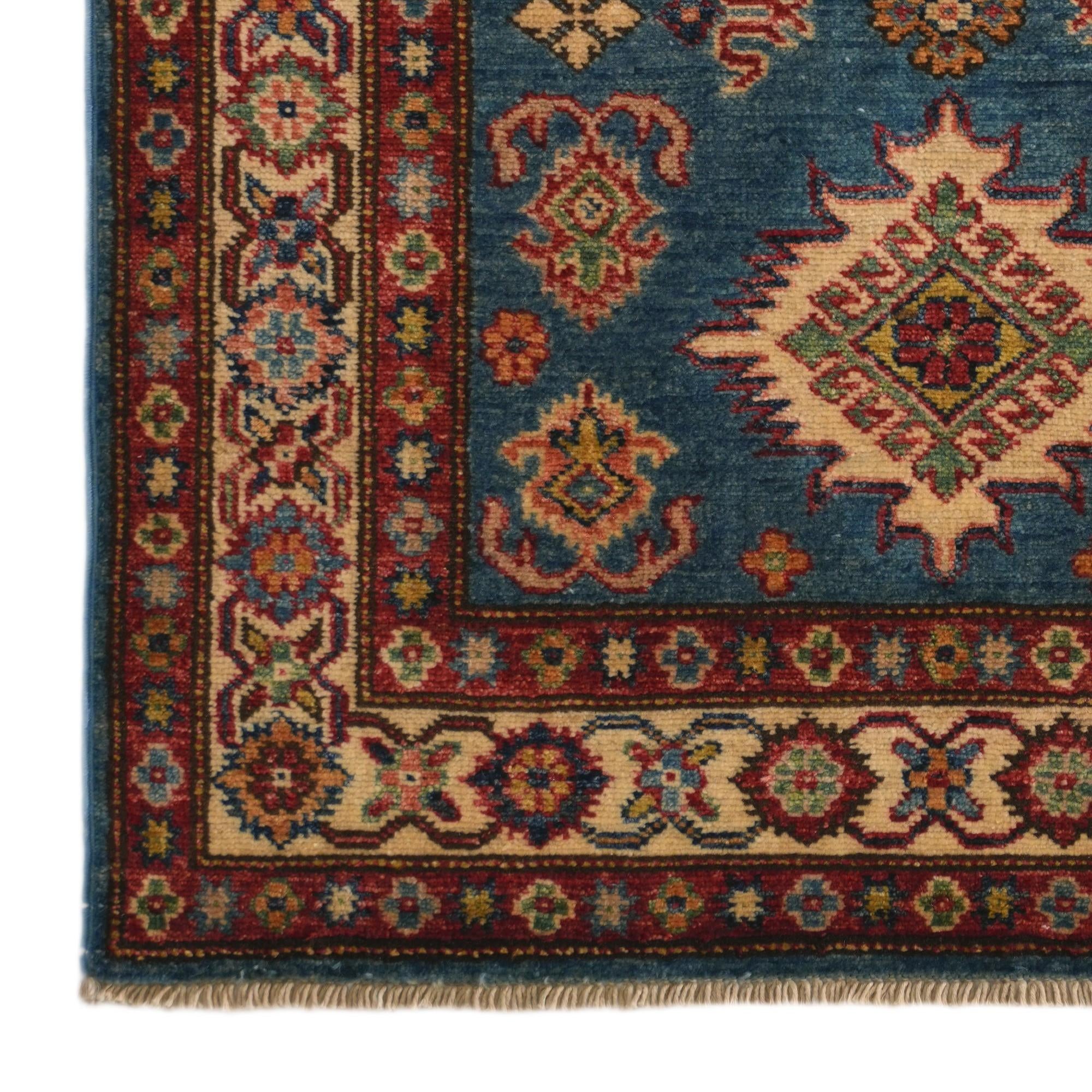 2' 9 x 4' 2 Hand Knotted Kazak Rug