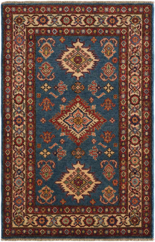 2' 9 x 4' 2 Hand Knotted Kazak Rug