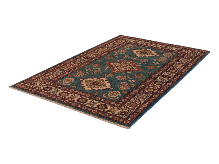 Detail image of 2' 9 x 4' 2 Hand Knotted Kazak Rug