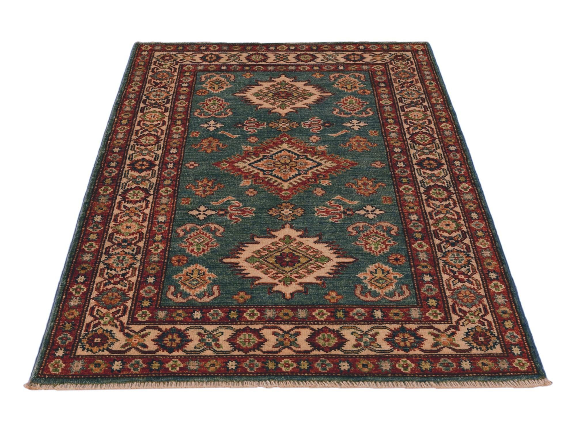 2' 9 x 4' 2 Hand Knotted Kazak Rug