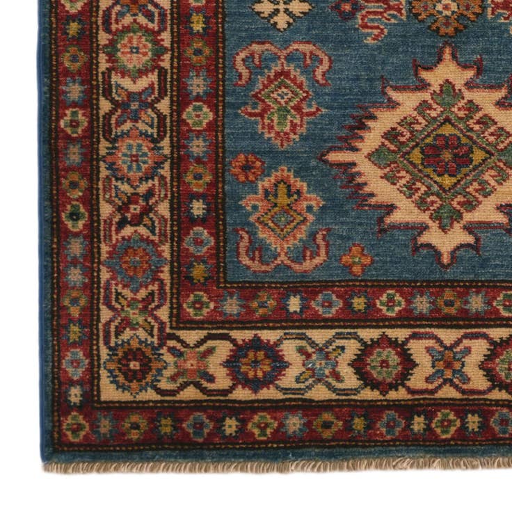 Detail image of 2' 9 x 4' 2 Hand Knotted Kazak Rug