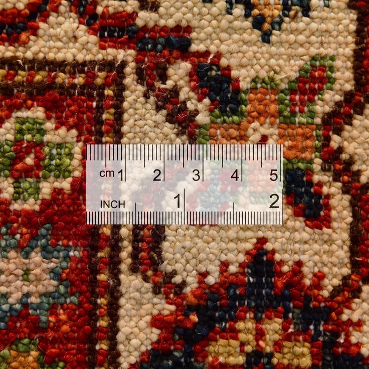 Detail image of 2' 9 x 4' 2 Hand Knotted Kazak Rug