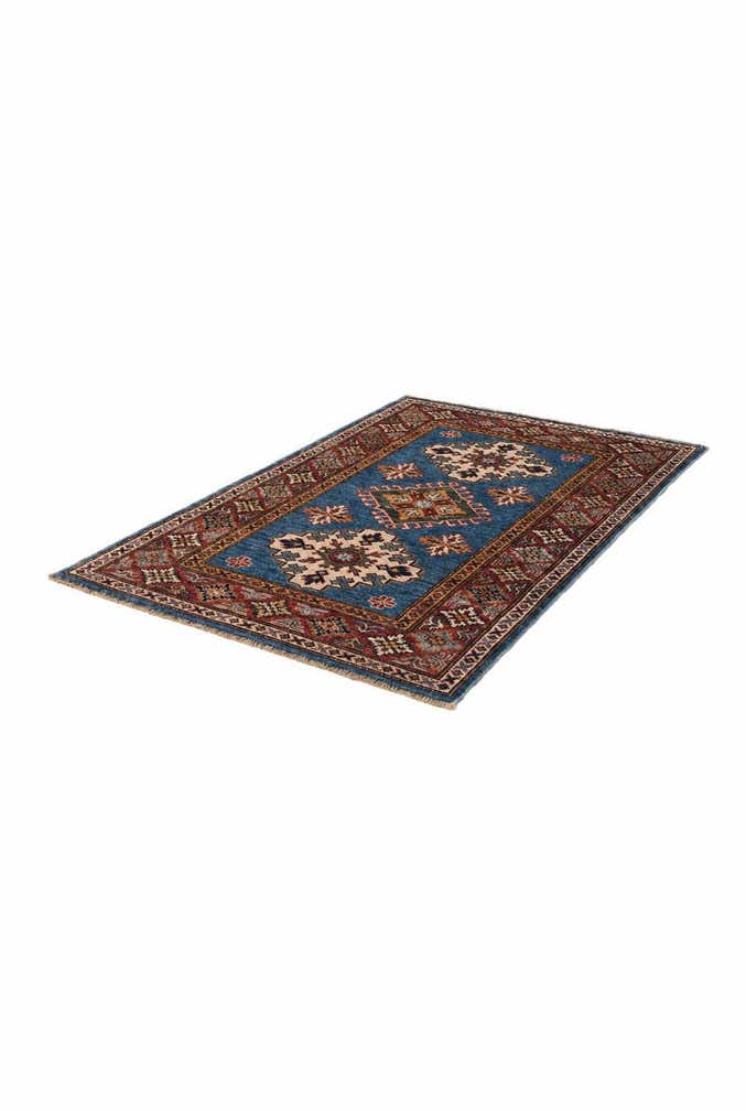 2' 7 x 4' 1 Hand Knotted Kazak Rug