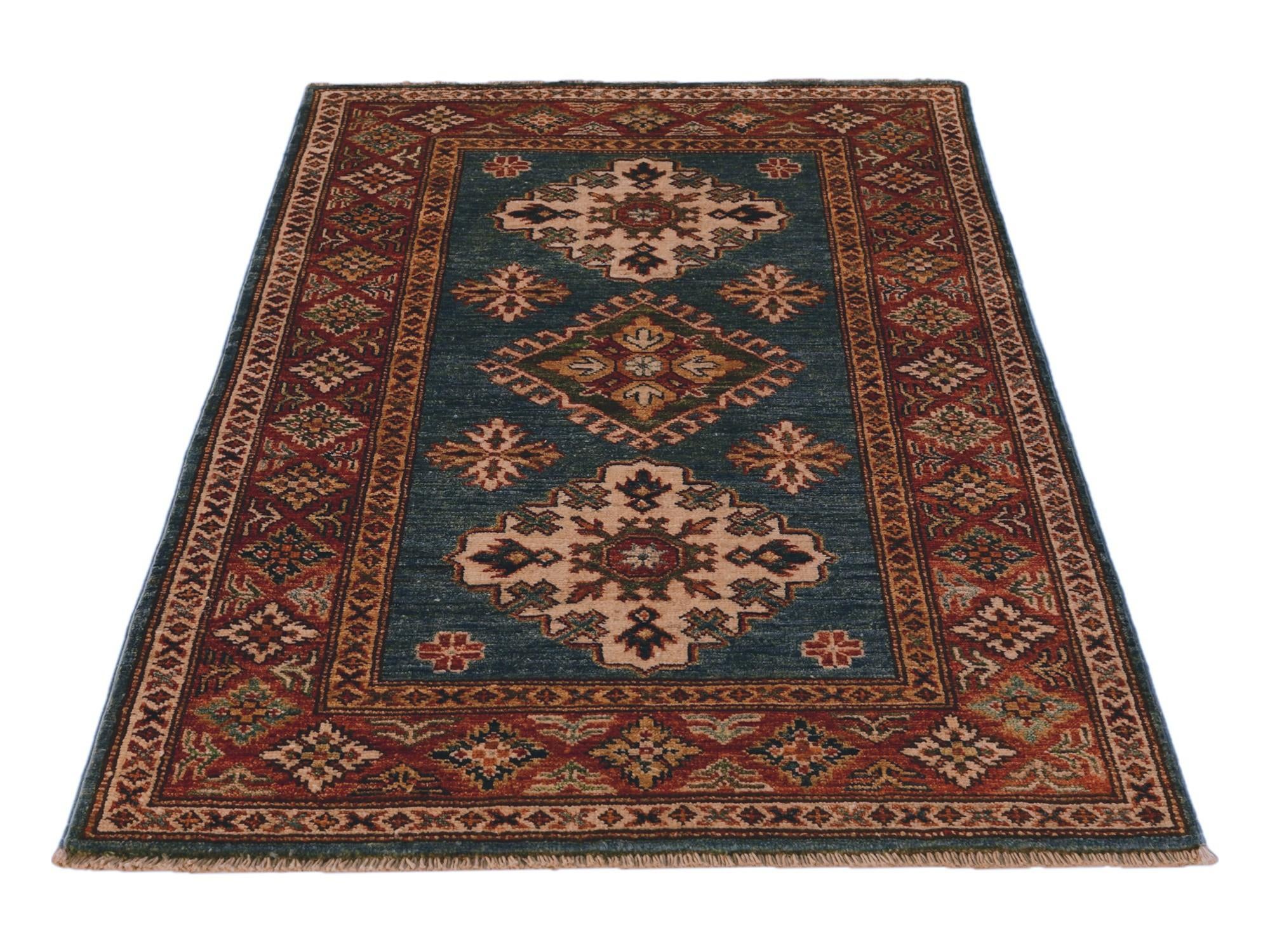 2' 7 x 4' 1 Hand Knotted Kazak Rug