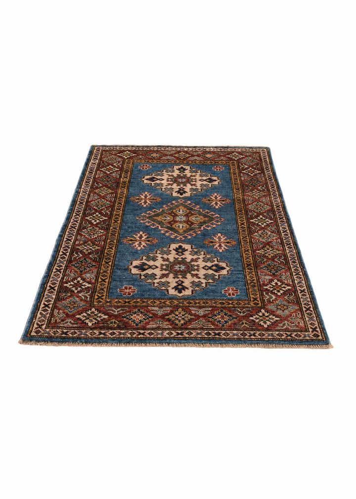 2' 7 x 4' 1 Hand Knotted Kazak Rug