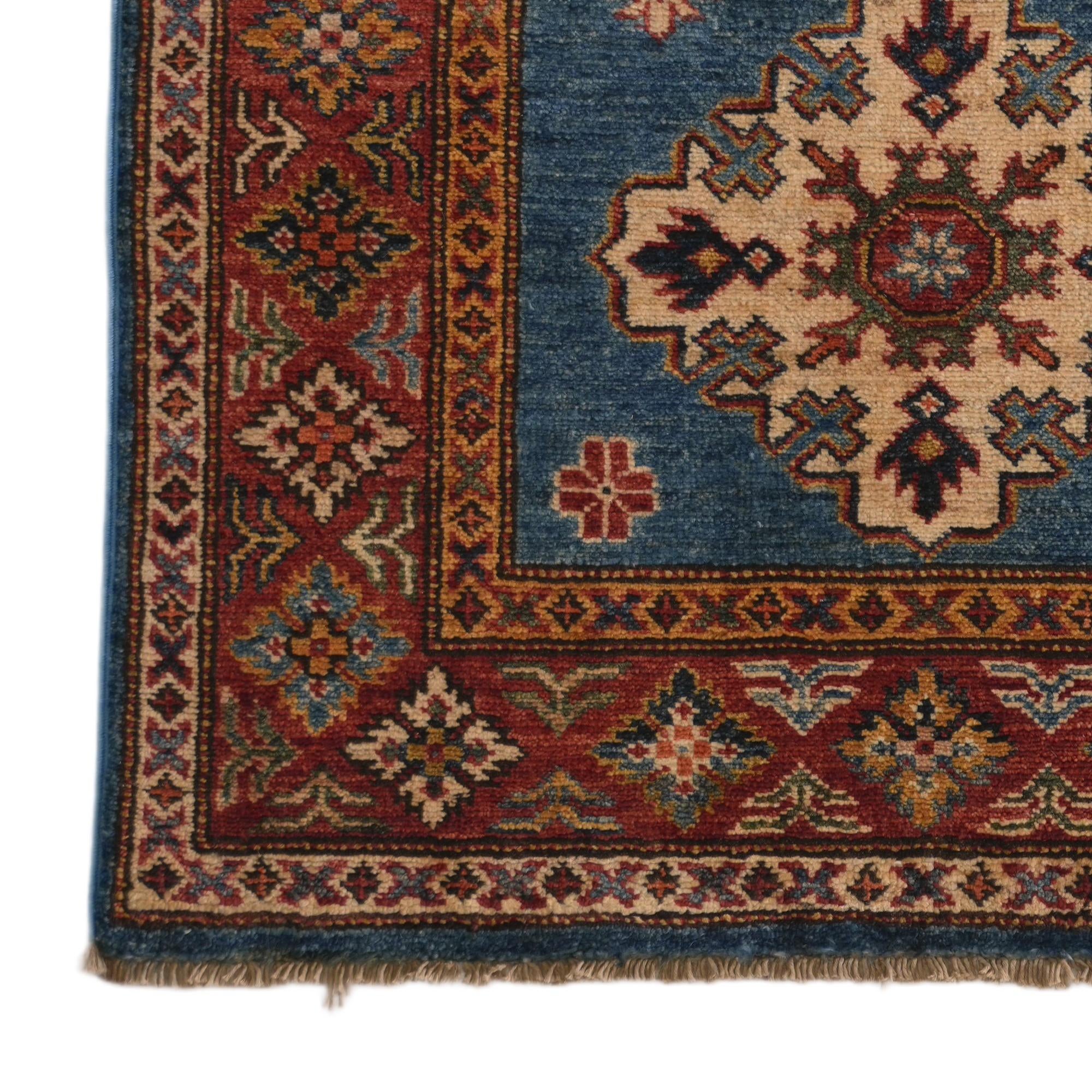 2' 7 x 4' 1 Hand Knotted Kazak Rug