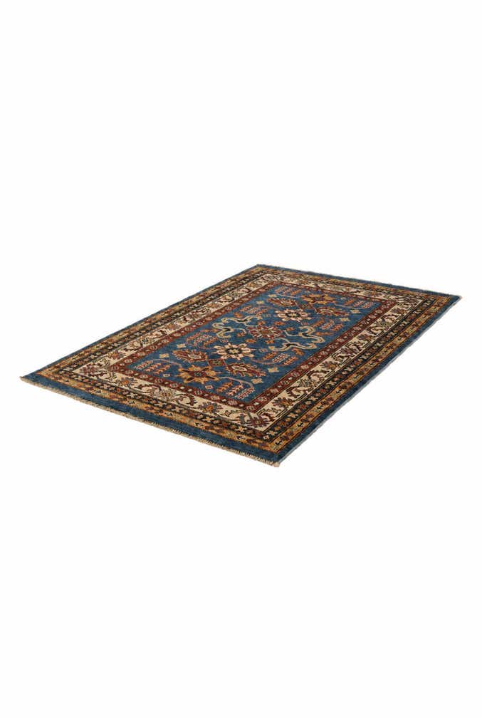 3' x 4' 4 Hand Knotted Kazak Rug
