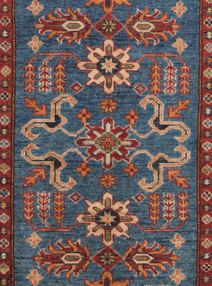 3' x 4' 4 Hand Knotted Kazak Rug