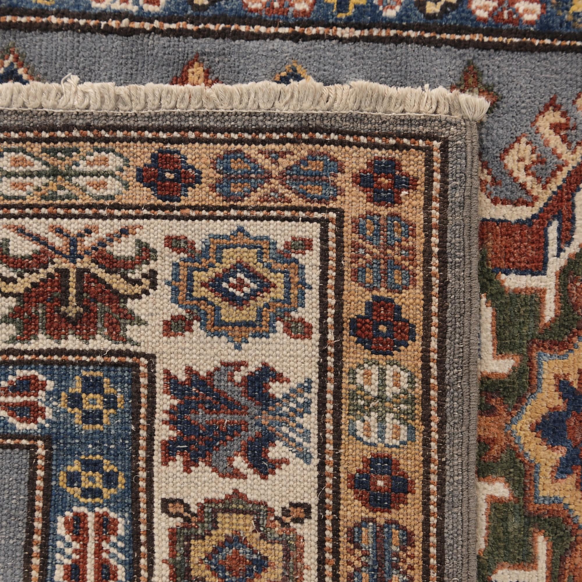80cm x 125cm Hand Knotted Kazak Rug