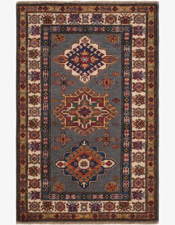 2' 8 x 4' 2 Hand Knotted Kazak Rug