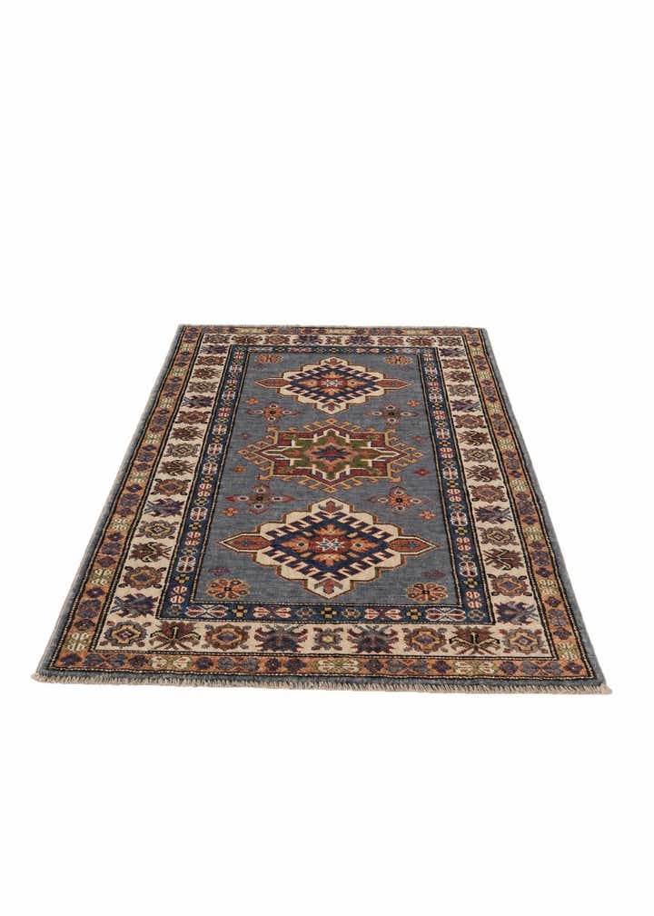 2' 7 x 4' 3 Hand Knotted Kazak Rug