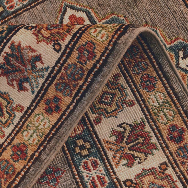 Detail image of 2' 7 x 4' 3 Hand Knotted Kazak Rug